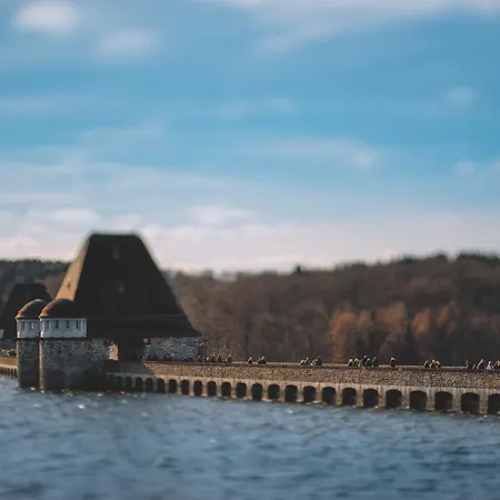 Möhnestube mit Seeblick, Pool und Sauna Möhnesee Exterior foto